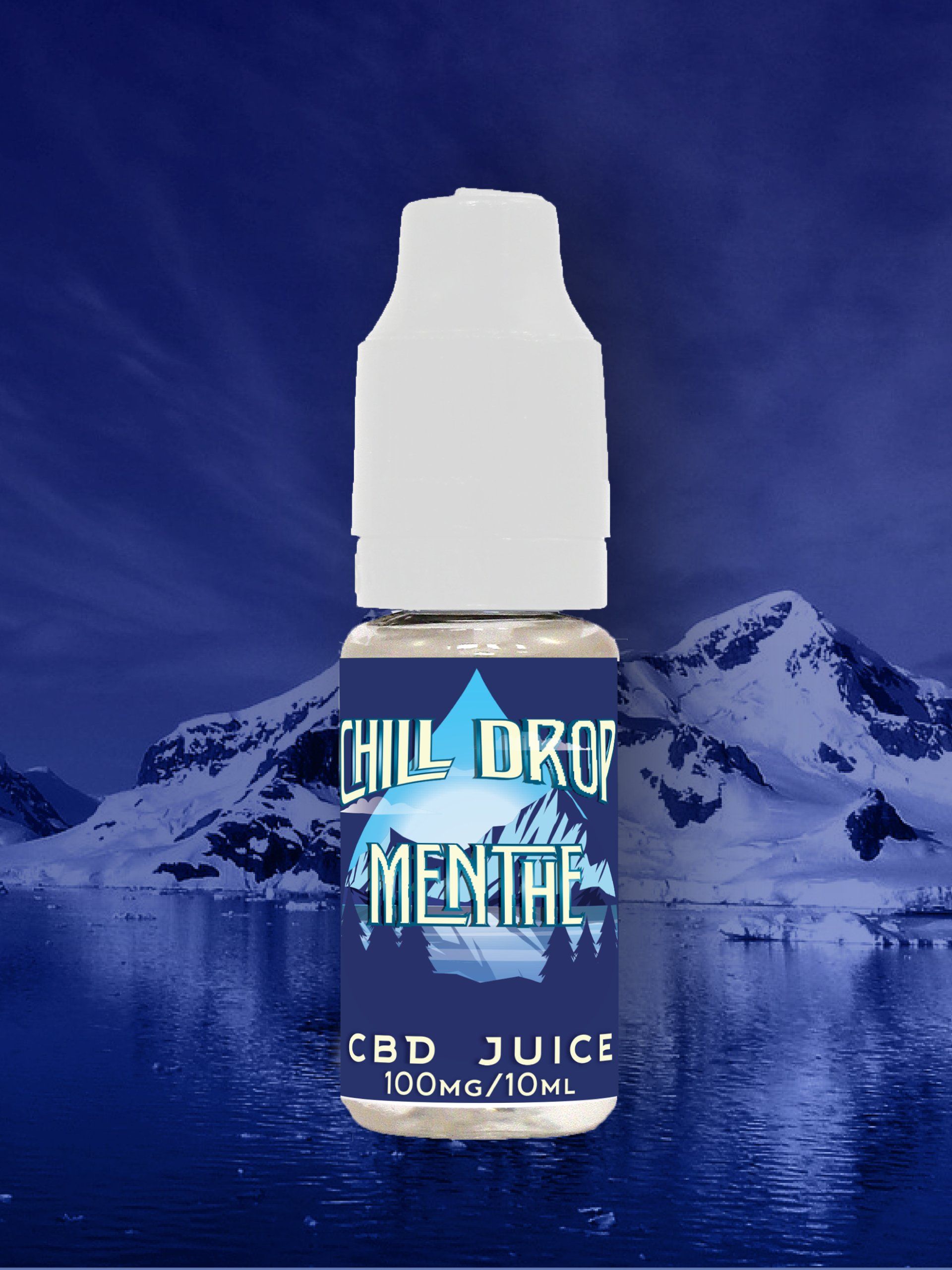 e-liquide Menthe Chill Drop e-liquide au cbd